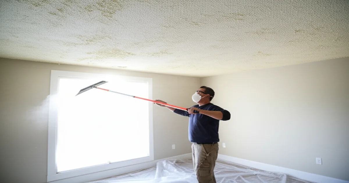 Popcorn Ceiling Removal Process Explained