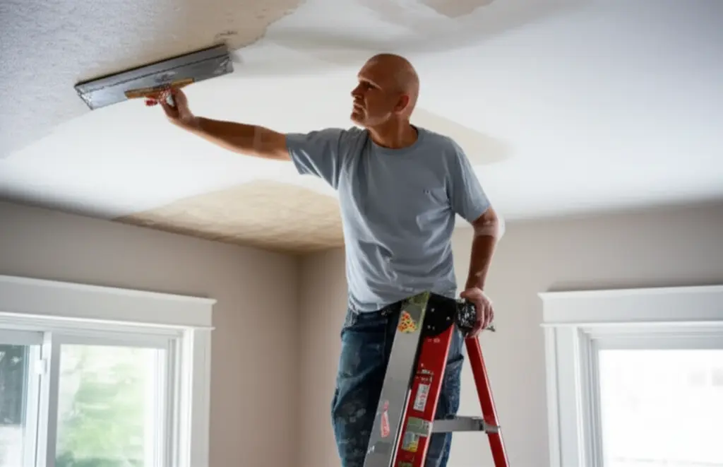 Popcorn Ceiling Removal in Caledon