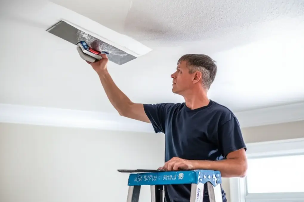 Popcorn Ceiling Removal in Markham