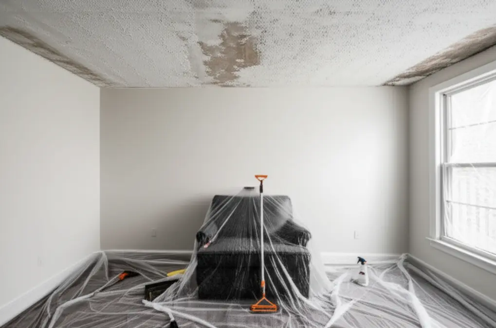 What to Expect During Popcorn Ceiling Removal