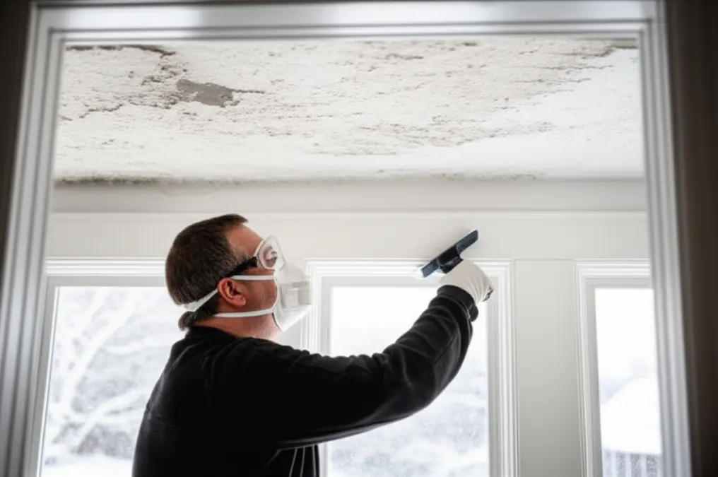 Popcorn Ceiling Removal in Winter: Tips & Advice