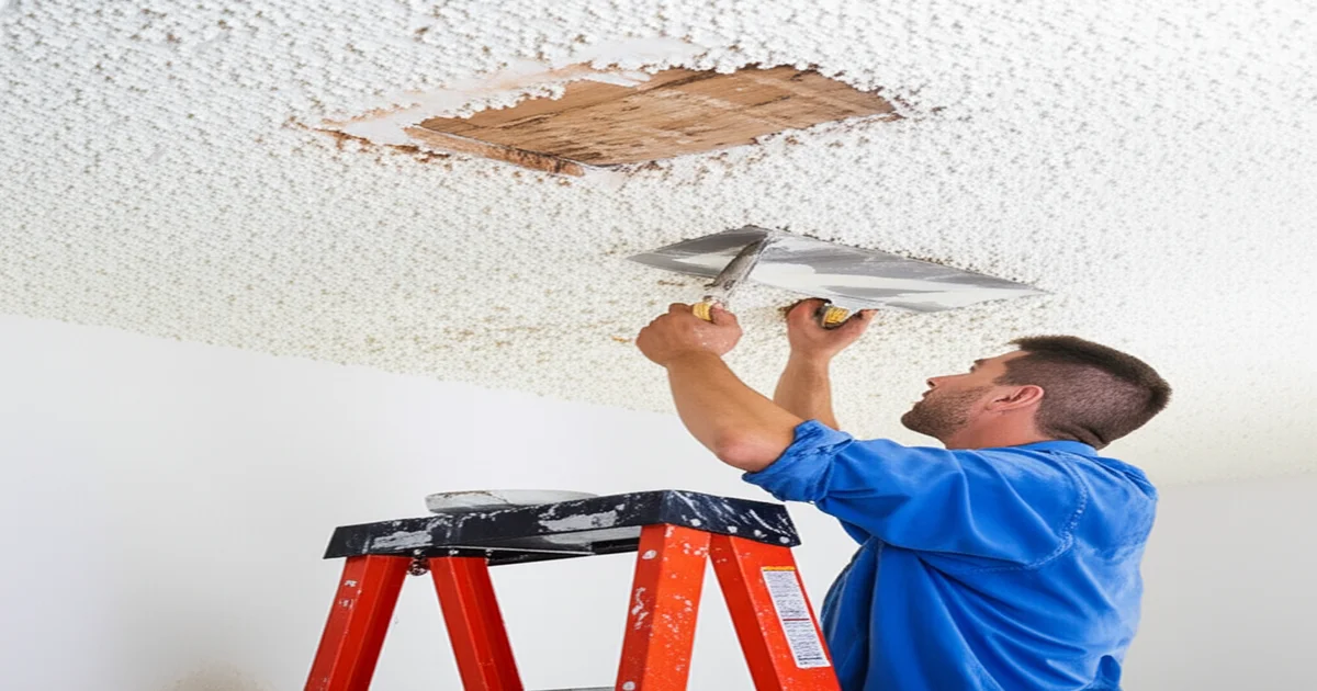 Popcorn Ceiling Removal in Forest Hill